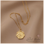 Cherry Blossom Flower 18K Gold-plated Pendant