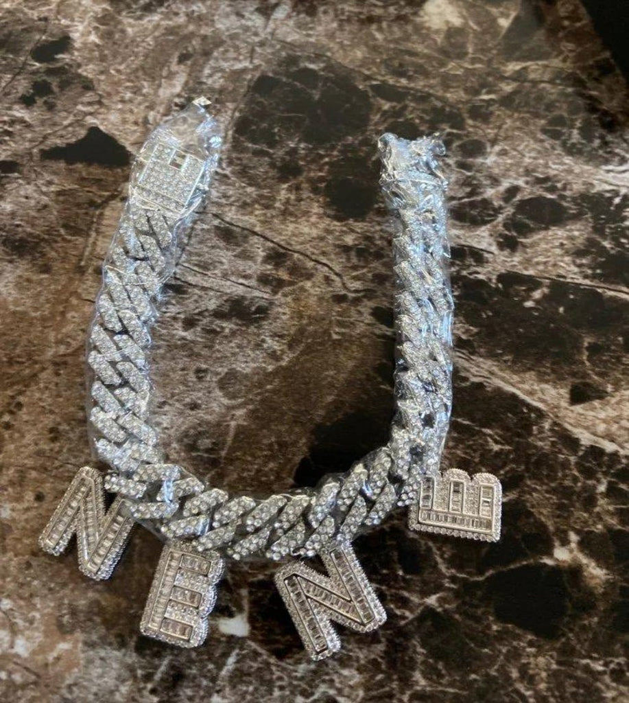 Baguette Charm Bracelet or Anklet