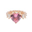 Wifey Material Heart Pink and Rose Gold Ring