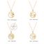 Mother of Pearl Star Sign Horoscope Zodiac Necklace