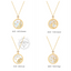 Mother of Pearl Star Sign Horoscope Zodiac Necklace