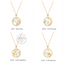 Mother of Pearl Star Sign Horoscope Zodiac Necklace