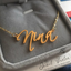 CURSIVE Font Name Necklace Personalized Custom