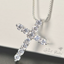 Milagro Crystal Cross Pendant + Chain