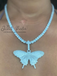 Papillon Pavé Butterfly Pendant + Tennis Chain