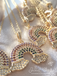 Over the Rainbow Pendant + Chain in Gold