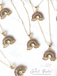Over the Rainbow Pendant + Chain in Gold