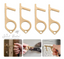 Brass Door Opener Hygiene Key + Hand Tool Keychain