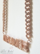 Omalicha Baguette Custom Name Necklace + Curb Chain