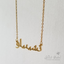 ARABIC Script الاسم العربي Name Necklace Personalized Custom