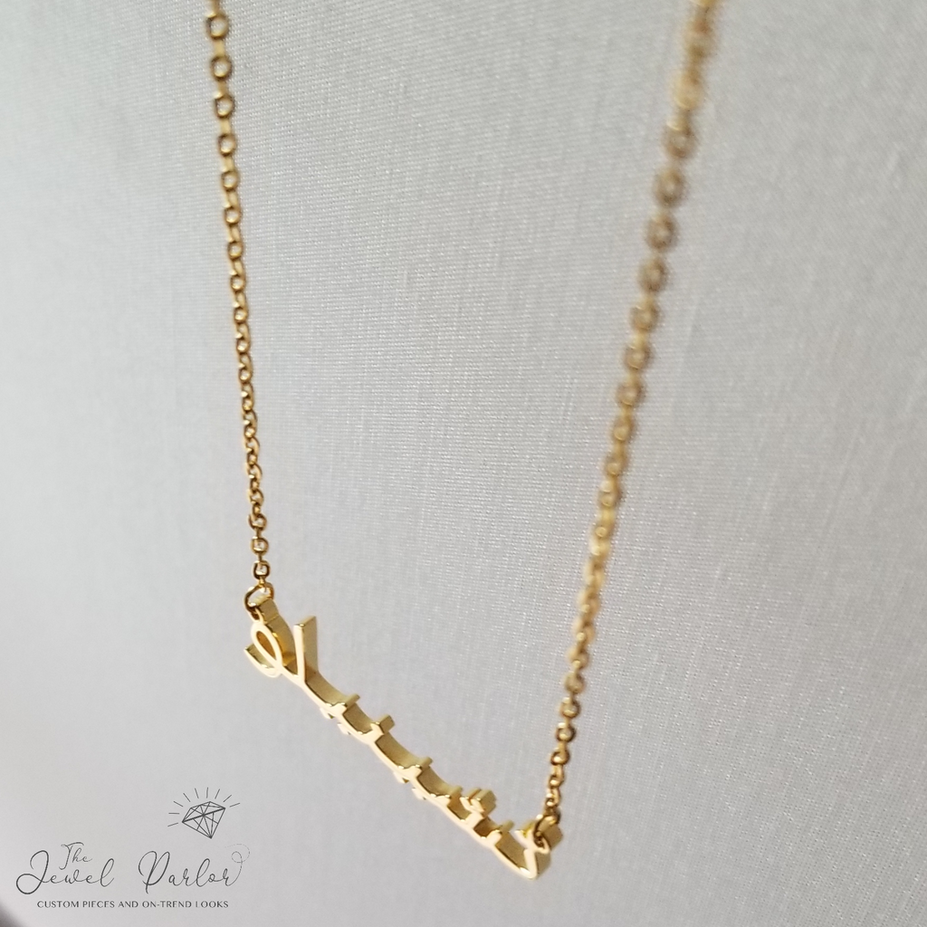 ARABIC Script الاسم العربي Name Necklace Personalized Custom