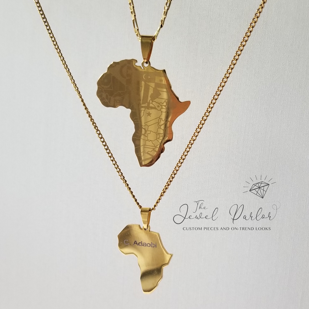 Anyi Flags of Africa Pendant + Chain