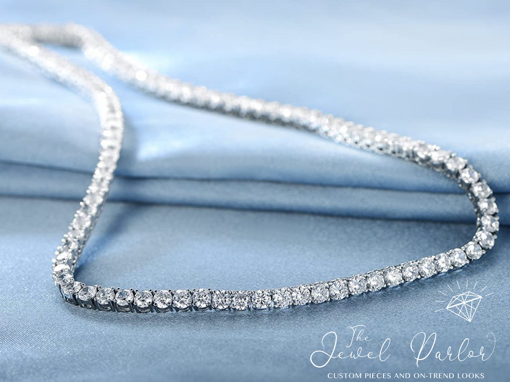 Parisa 4MM Tennis Chain in Gold or Silver