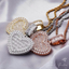 Sweetheart Memory Photo Locket Baguette Pendant