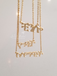 Personalized Custom Name Necklace የአማርኛ ስም AMHARIC Script