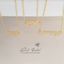 AMHARIC Script የአማርኛ ስም Name Necklace  Personalized Custom
