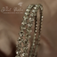 Nsozi Jumbo Crystal Hoop Earrings in Silver + Gold