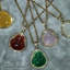 Happy Buddha + Baguettes Necklace • 5 Colors