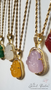 Happy Buddha + Baguettes Necklace β’ 5 Colors
