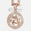 Rose Gold-Plated Horoscope Zodiac Sign Necklace