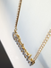 Double Plate Name Necklace OLD ENGLISH