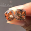 Priscilla Classic Crystal Stud Earrings in Silver or Rose Gold
