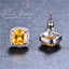Priscilla Classic Crystal Stud Earrings in Silver or Rose Gold