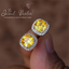 Priscilla Classic Crystal Stud Earrings in Silver or Rose Gold