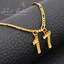 Varsity Numbers Necklace + Figaro Chain