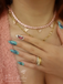 Laila Floating Butterfly Tennis Chain Necklace