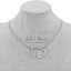 Varsity Numbers Necklace + Figaro Chain