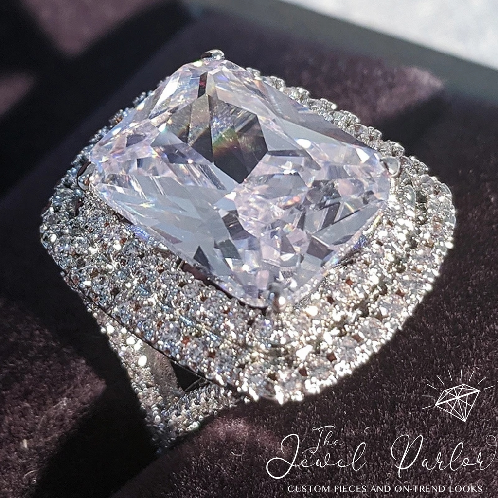 HBIC 15-carat Emerald Cut Ring
