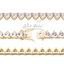 6MM 3-Prong Heart Tennis Chain