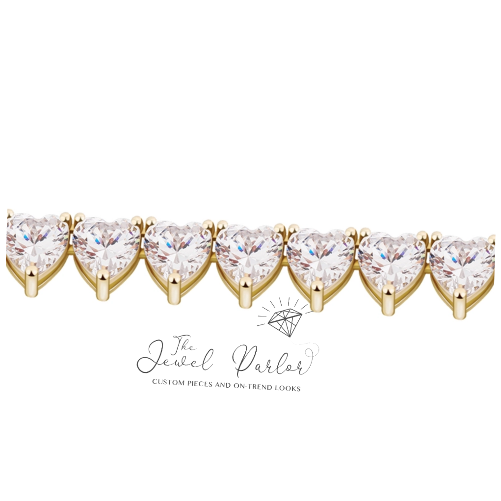 6MM 3-Prong Heart Tennis Chain