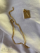 Engraved Old English Tag Necklace