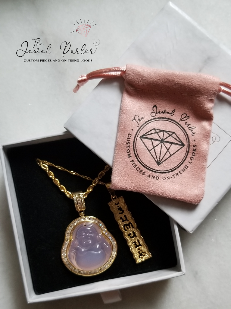 Buddhist Mantra Bar Necklace