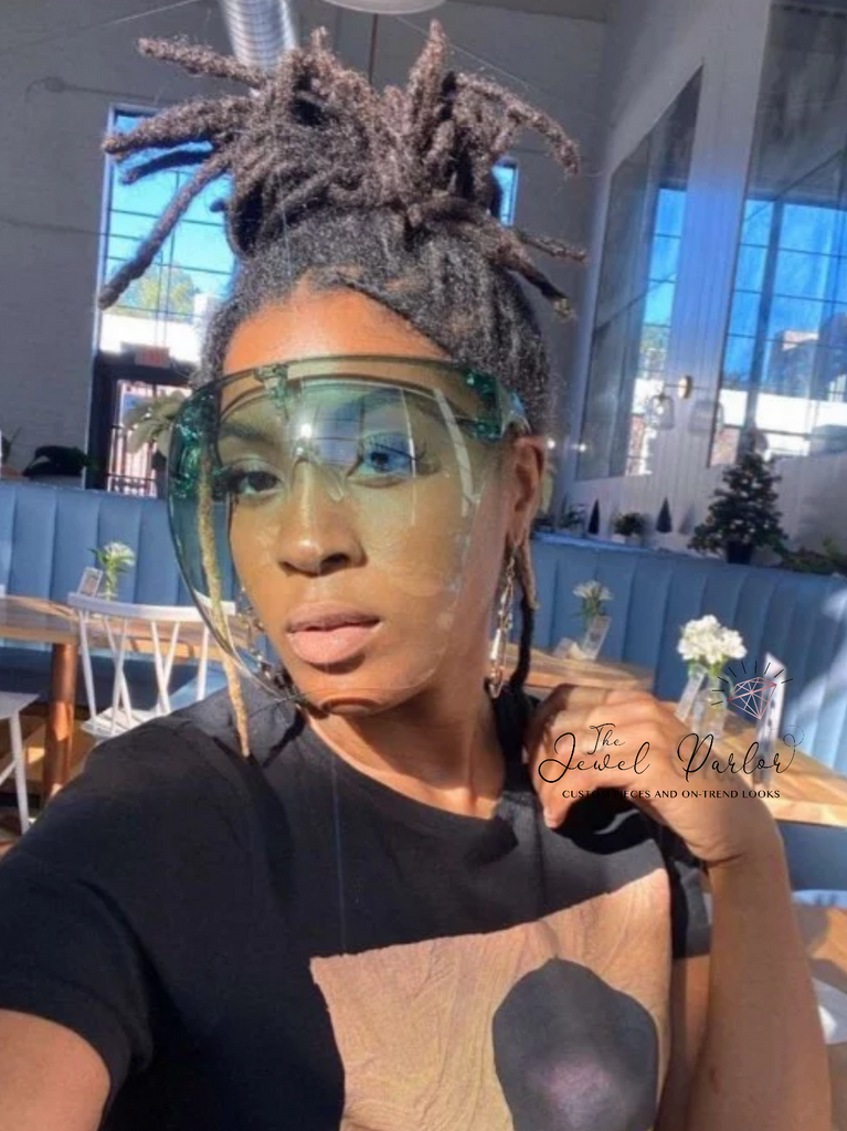 Fashion Face Shield Full-face Sunglasses