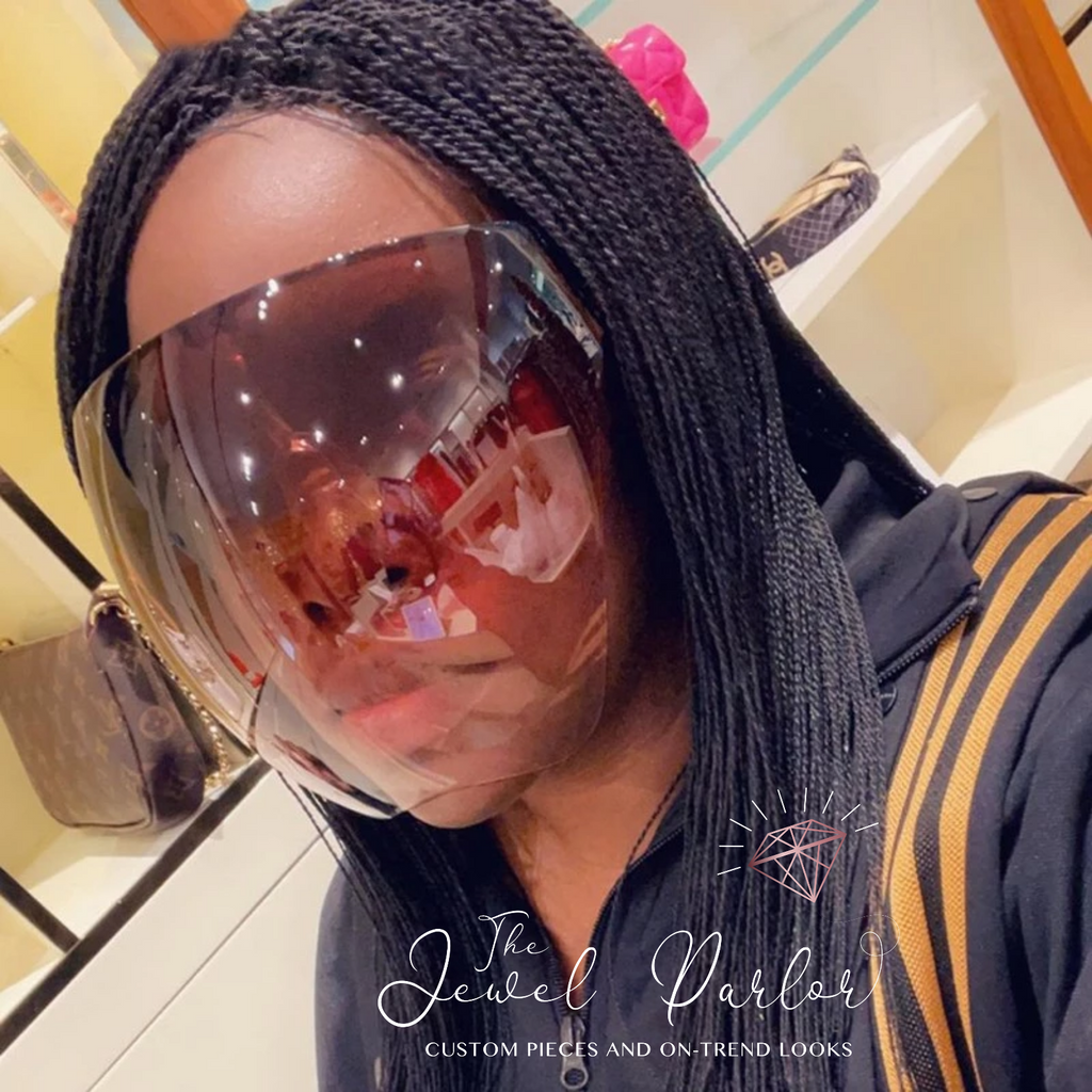 Fashion Face Shield Full-face Sunglasses