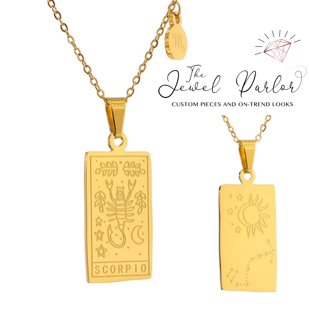 Gold-filled Astrology Zodiac Necklace