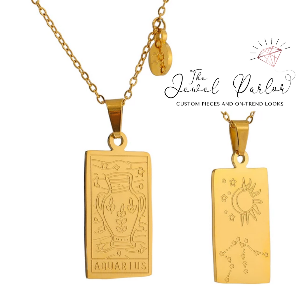 Gold-filled Astrology Zodiac Necklace