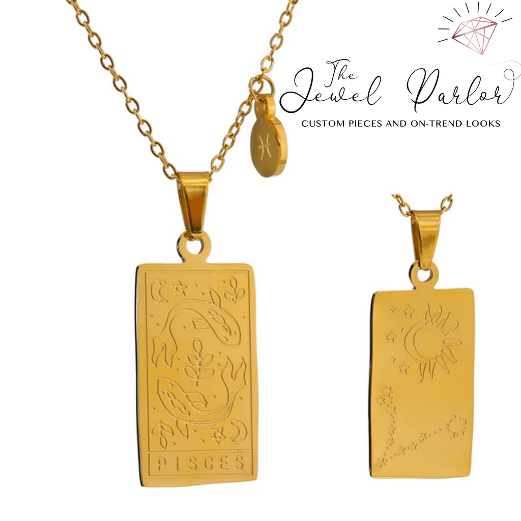 Gold-filled Astrology Zodiac Necklace