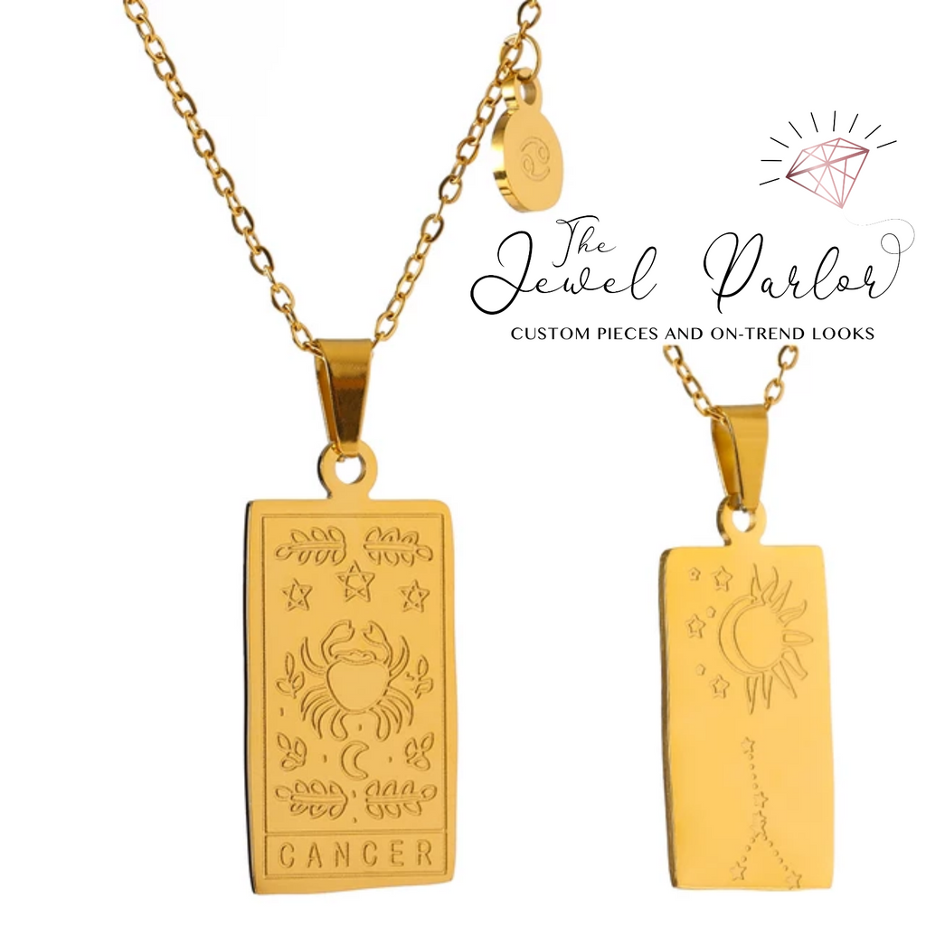 Gold-filled Astrology Zodiac Necklace