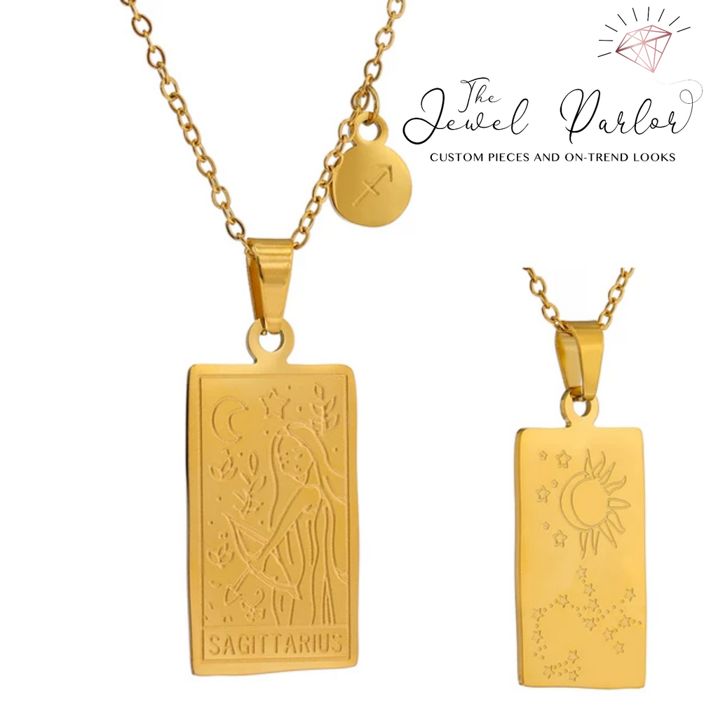 Gold-filled Astrology Zodiac Necklace