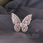 Mariah Butterfly Baguette Ring