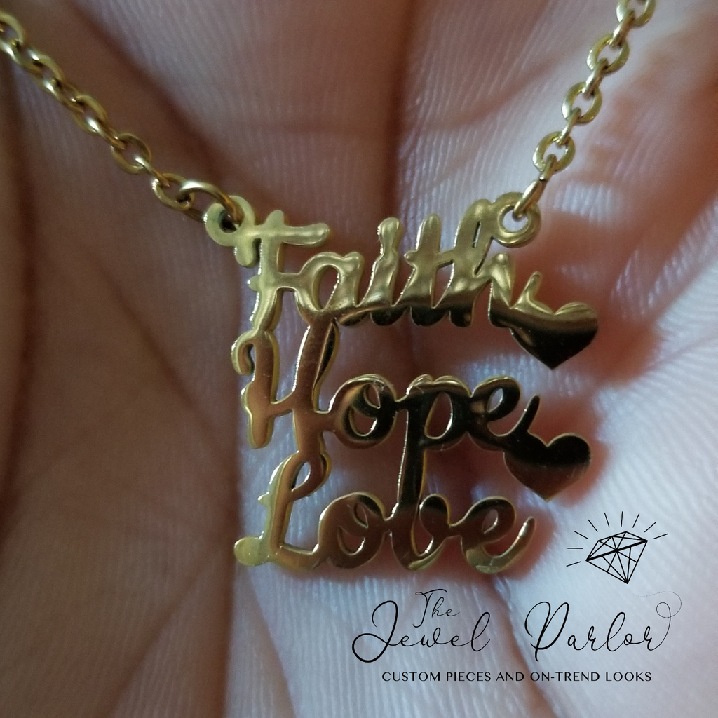 Faith Hope Love Necklace