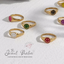 Happy Face Enamel Ring