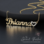 Crystal Heart Name Necklace | Custom