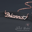 Crystal Heart Name Necklace | Custom