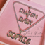 Rainbow Baguette Custom Nameplate