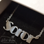 Sorority Necklace | SOROR in "Hattie" Font